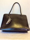 RADLEY BLACK LEATHER LAPTOP/ OFFICE SHOULDER BAG