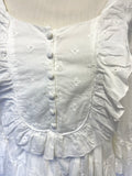 BRAND NEW ALICE BY TEMPERLEY COLETTE WHITE BROIDIERE ANGLAISE FRILL DRESS SIZE 10