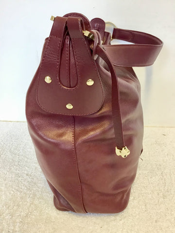 RADLEY CHESTNUT BROWN LARGE LEATHER SHOULDER BAG