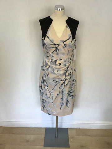 BRAND NEW KAREN MILLEN THE ATELIER COLLECTION FLORAL PRINT PENCIL DRESS SIZE 14