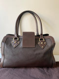 RARE MULBERRY FITZROVIA  DARK BROWN LEATHER TOTE/ SHOULDER BAG