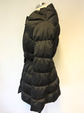 KATE SPADE NEW YORK BECKY DOWN FILLED BELTED PUFFER COAT SIZE S