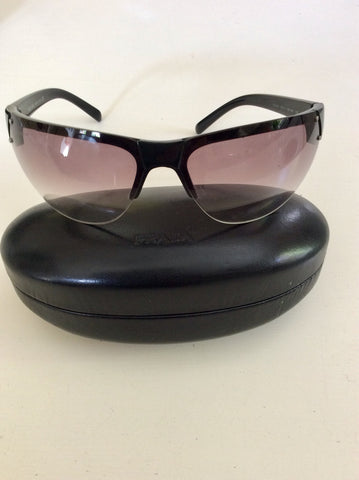 PRADA BLACK SUNLASSES WITH CASE