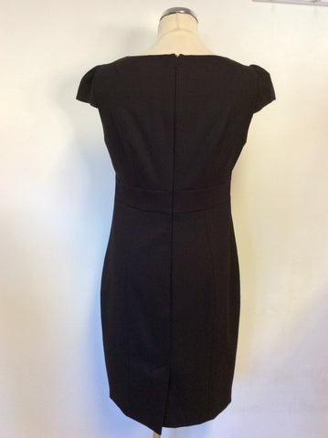 PEPPERBERRY BLACK WOOL BLEND JACKET,SKIRT & DRESS SUIT SIZE 10