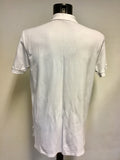 RALPH LAUREN WHITE SHORT SLEEVE COTTON POLO SHIRT SIZE M