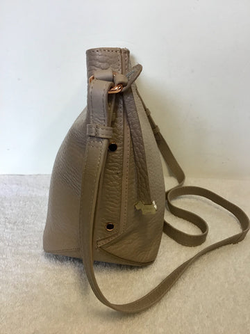 BRAND NEW RADLEY NUDE LEATHER CROSS BODY BAG