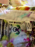 PUNT ROMA MULTI COLOURED PRINT LONG SLEEVE SHIRT SIZE 16