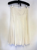 COAST IVORY FULL TRIPLE LAYERED FLOATY SKIRT SIZE 14