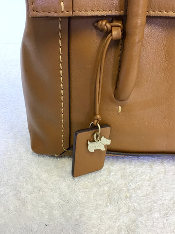 RADLEY TAN LEATHER SHOULDER BAG