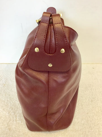 RADLEY CHESTNUT BROWN LARGE LEATHER SHOULDER BAG