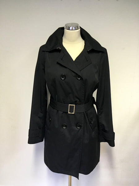 MICHAEL KORS BLACK MAC/ TRENCHCOAT SIZE L