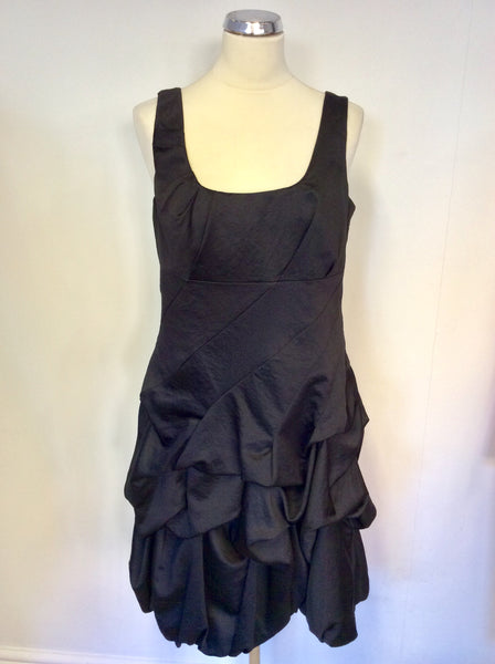 MONSOON BLACK PARACHUTE SKIRT DRESS SIZE 14