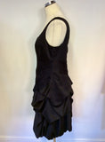 MONSOON BLACK PARACHUTE SKIRT DRESS SIZE 14