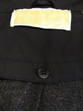 MICHAEL KORS BLACK MAC/ TRENCHCOAT SIZE L