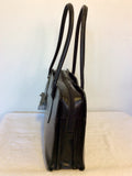 RADLEY BLACK LEATHER LAPTOP/ OFFICE SHOULDER BAG