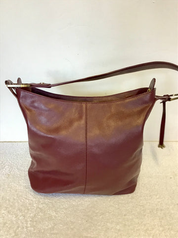 RADLEY CHESTNUT BROWN LARGE LEATHER SHOULDER BAG