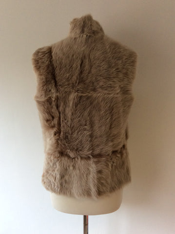 BRAND NEW CELTIC & CO 100% NATURAL HONEY SHEEPSKIN FUR LINED GILET