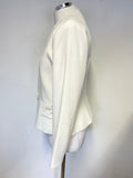 CONDICI OFF WHITE BEAD TRIM SPECIAL OCCASION JACKET SIZE 12