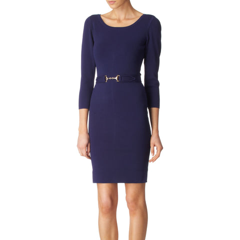 REISS BLUE KATIE BODYCON DRESS SIZE XS