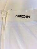 MARCCAIN WHITE SLEEVELESS SHIFT DRESS SIZE N2 UK 12