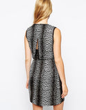 BRAND NEW REISS ANIMAL PRINT SILK DRESS SIZE 10