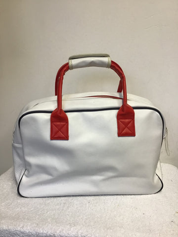 SUPERDRY RED & WHITE HOLDALL/ GYM BAG/ WEEKEND BAG