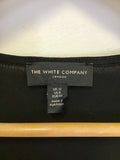 THE WHITE COMPANY BLACK STRETCH JERSEY JUMPSUIT SIZE 12