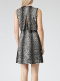 BRAND NEW REISS ANIMAL PRINT SILK DRESS SIZE 10