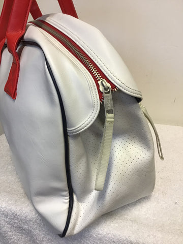 SUPERDRY RED & WHITE HOLDALL/ GYM BAG/ WEEKEND BAG