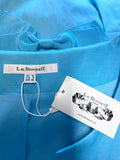 BRAND NEW LK BENNETT TURQUOISE SILK & LINEN BLEND SPECIAL OCCASION COAT SIZE 10