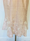 BRAND NEW VENI INFANTINO FOR ROLAND JOYCE PALE PINK BEADED SILK SPECIAL OCCASION/ MOTHER OF THE BRIDE OUTFIT SIZE 10