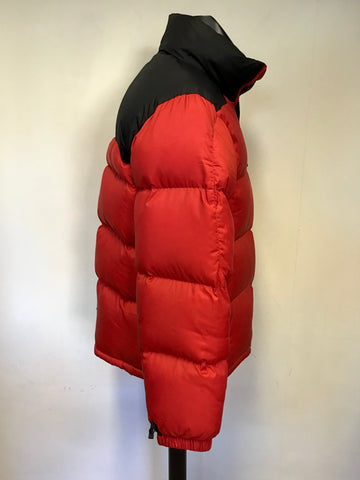 POLO BY RALPH LAUREN RED & BLACK DOWN FILLED PADDED JACKET SIZE M