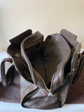 RARE MULBERRY FITZROVIA  DARK BROWN LEATHER TOTE/ SHOULDER BAG