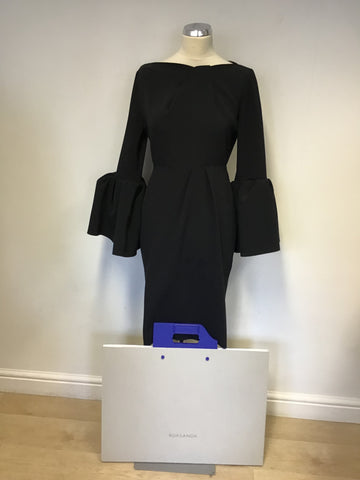 BRAND NEW ROKSANDA BLACK CADDY DRESS SIZE 10