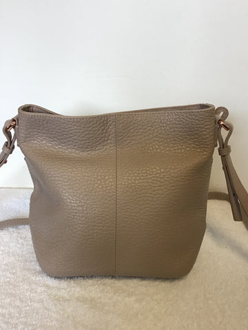 BRAND NEW RADLEY NUDE LEATHER CROSS BODY BAG