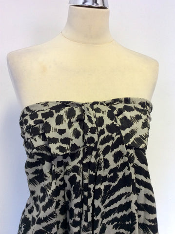 BRAND NEW PAUL SMITH ANIMAL PRINT STRAPLESS DRESS SIZE 42 UK 10