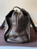 RARE MULBERRY FITZROVIA  DARK BROWN LEATHER TOTE/ SHOULDER BAG