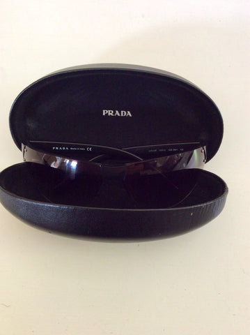 PRADA BLACK SUNLASSES WITH CASE