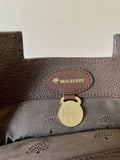 RARE MULBERRY FITZROVIA  DARK BROWN LEATHER TOTE/ SHOULDER BAG