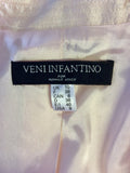 BRAND NEW VENI INFANTINO FOR ROLAND JOYCE PALE PINK BEADED SILK SPECIAL OCCASION/ MOTHER OF THE BRIDE OUTFIT SIZE 10