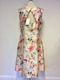 BRAND NEW GINA BACCONI FLORAL PRINT SPECIAL OCCASION DRESS SIZE 16