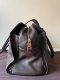 RARE MULBERRY FITZROVIA  DARK BROWN LEATHER TOTE/ SHOULDER BAG