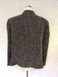 WINDSMOOR BLACK & WHITE WEAVE JACKET SIZE 20