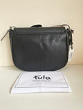 BRAND NEW TULA BLACK LEATHER SHOULDER BAG