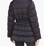 KATE SPADE NEW YORK BECKY DOWN FILLED BELTED PUFFER COAT SIZE S