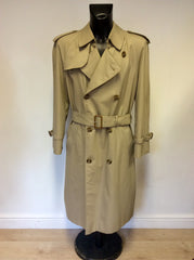 AQUASCUTUM HONEY BELTED TRENCH COAT SIZE L