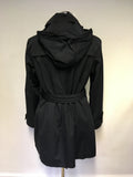 MICHAEL KORS BLACK MAC/ TRENCHCOAT SIZE L