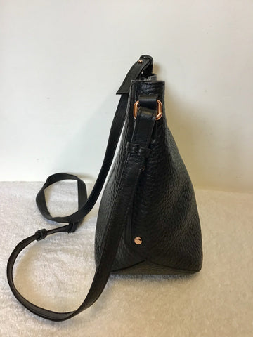 BRAND NEW RADLEY BLACK LEATHER CROSS BODY BAG