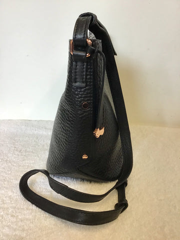 BRAND NEW RADLEY BLACK LEATHER CROSS BODY BAG