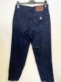 YVES SAINT LAURENT DARK BLUE STRAIGHT LEG JEANS SIZE 32W/32L